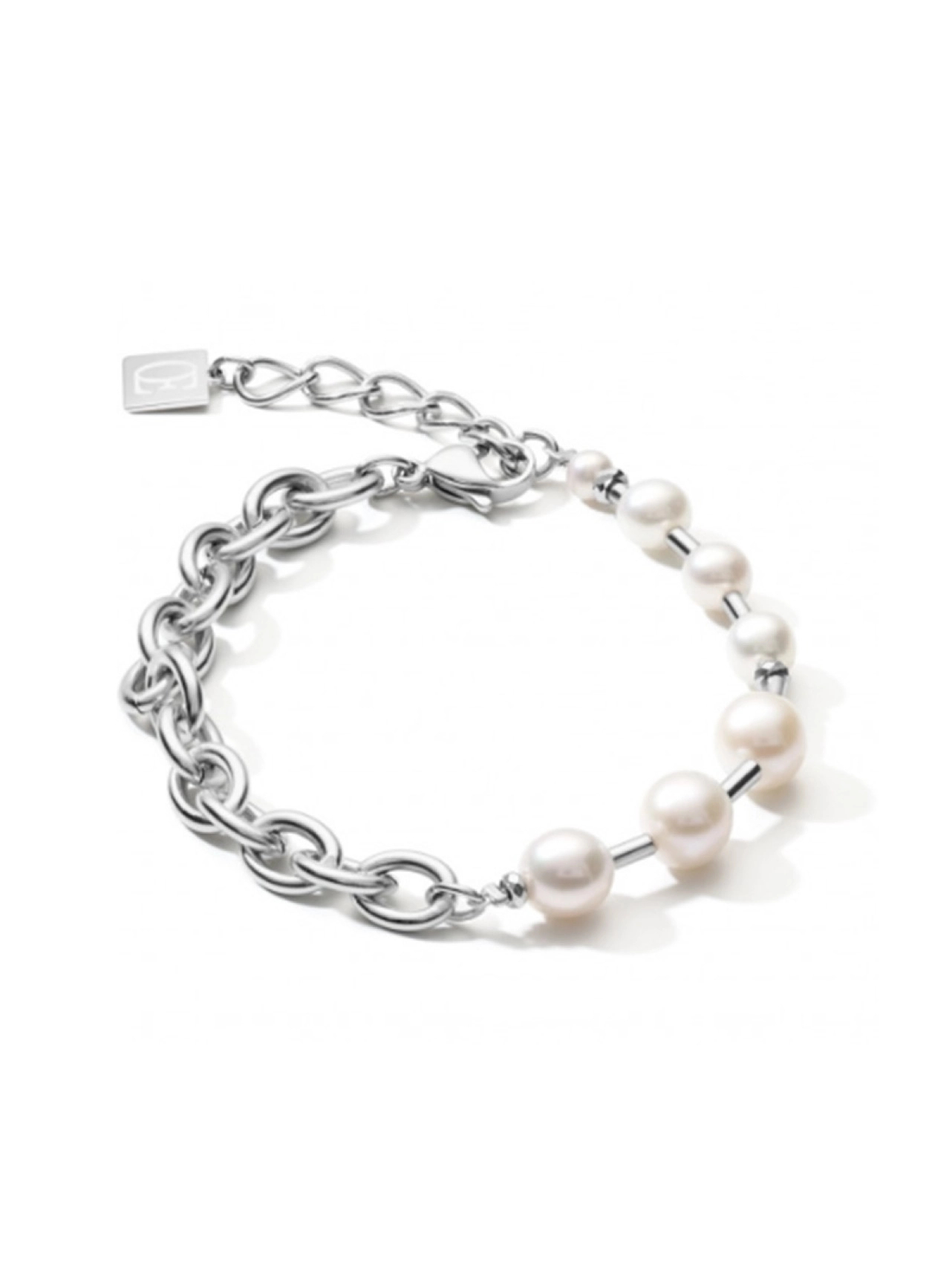 Фото Браслет 4-In-1 White-Silver Coeur de Lion 1100/30-1417