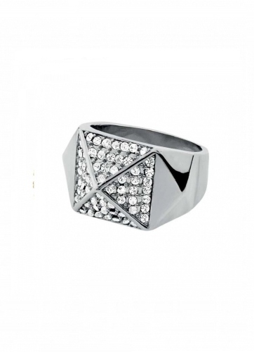 PYRAMID кольцо SAGIRA IIII SS CRYSTAL 335541