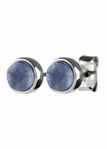 MAROCK серьги CLIC SS BLUE AGATE 351060