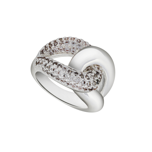 Кольцо the weave silver 17.2 Mason KBR03738-02/54 S