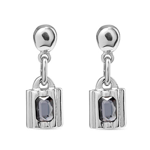 Фото Серьги Lock с серебром UNOde50 PEN0882GRSMTL0U