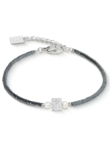 Фото Браслет Anthracite-Silver Coeur de Lion 1138/30-1224