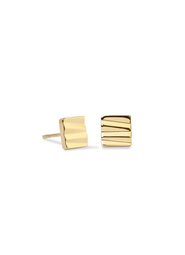 Фото Серьги Square Wave gold Coeur de Lion 0141/21-1600