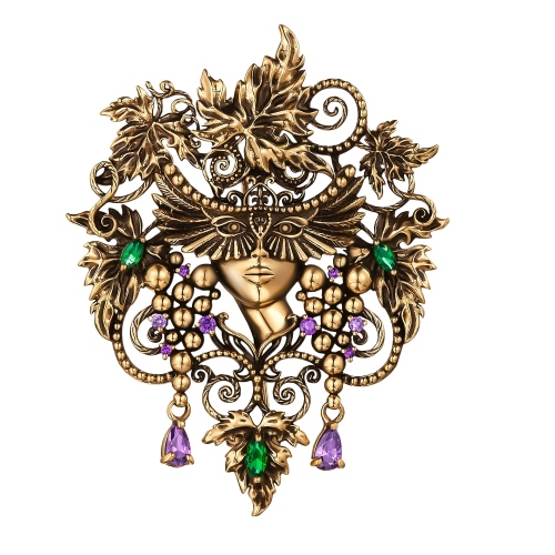 Фото Брошь/Колье Maschera FLOREALE Fiore di Firenze SP9305