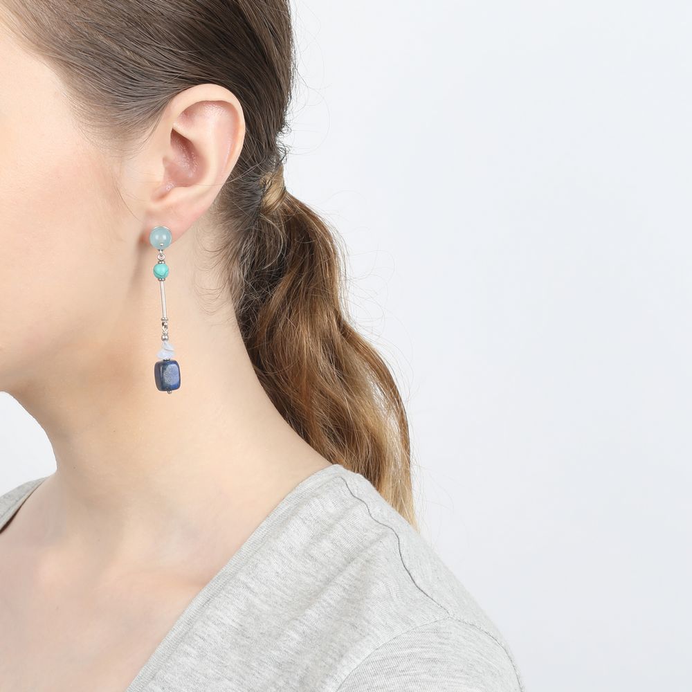 Фото Серьги Blue stones Nature Bijoux 12-75102