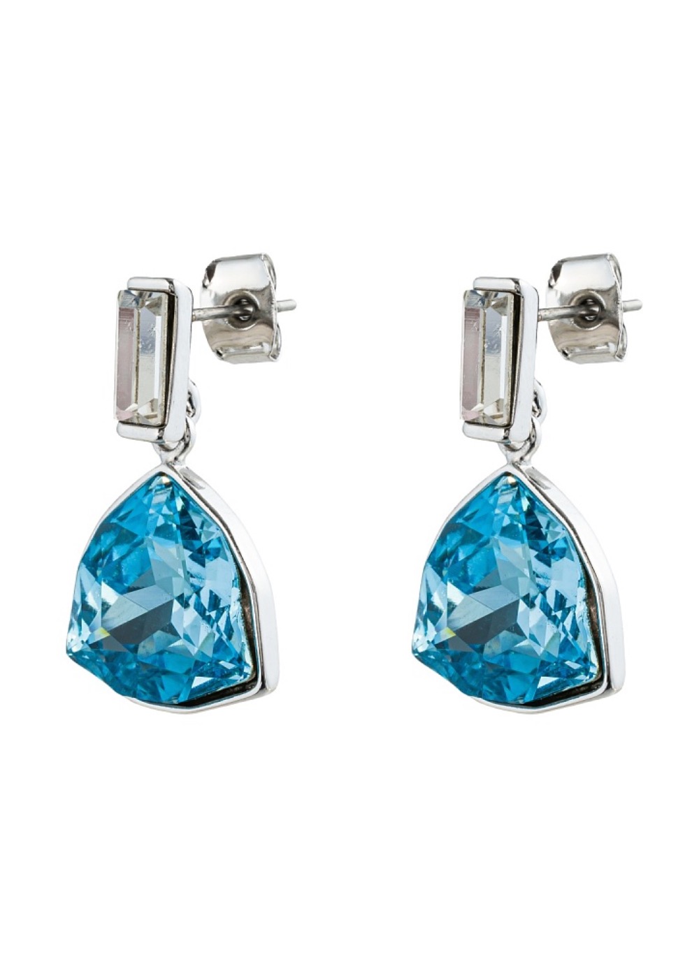 Фото Серьги Aquamarine Fiore Luna A2110SW-E04.22 BL/S