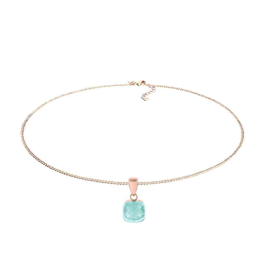 Фото Колье Firenze soft aqua Qudo 400413.1 BL/RG