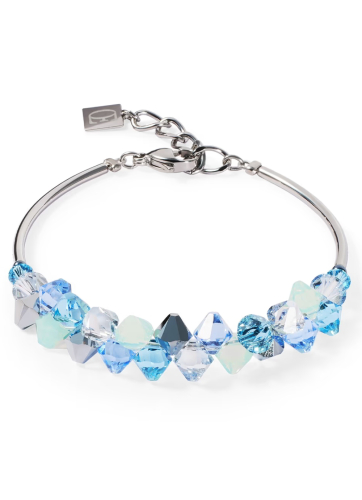 Фото Браслет Dancing Crystals Silver Blue Coeur de Lion 2038/30-0737