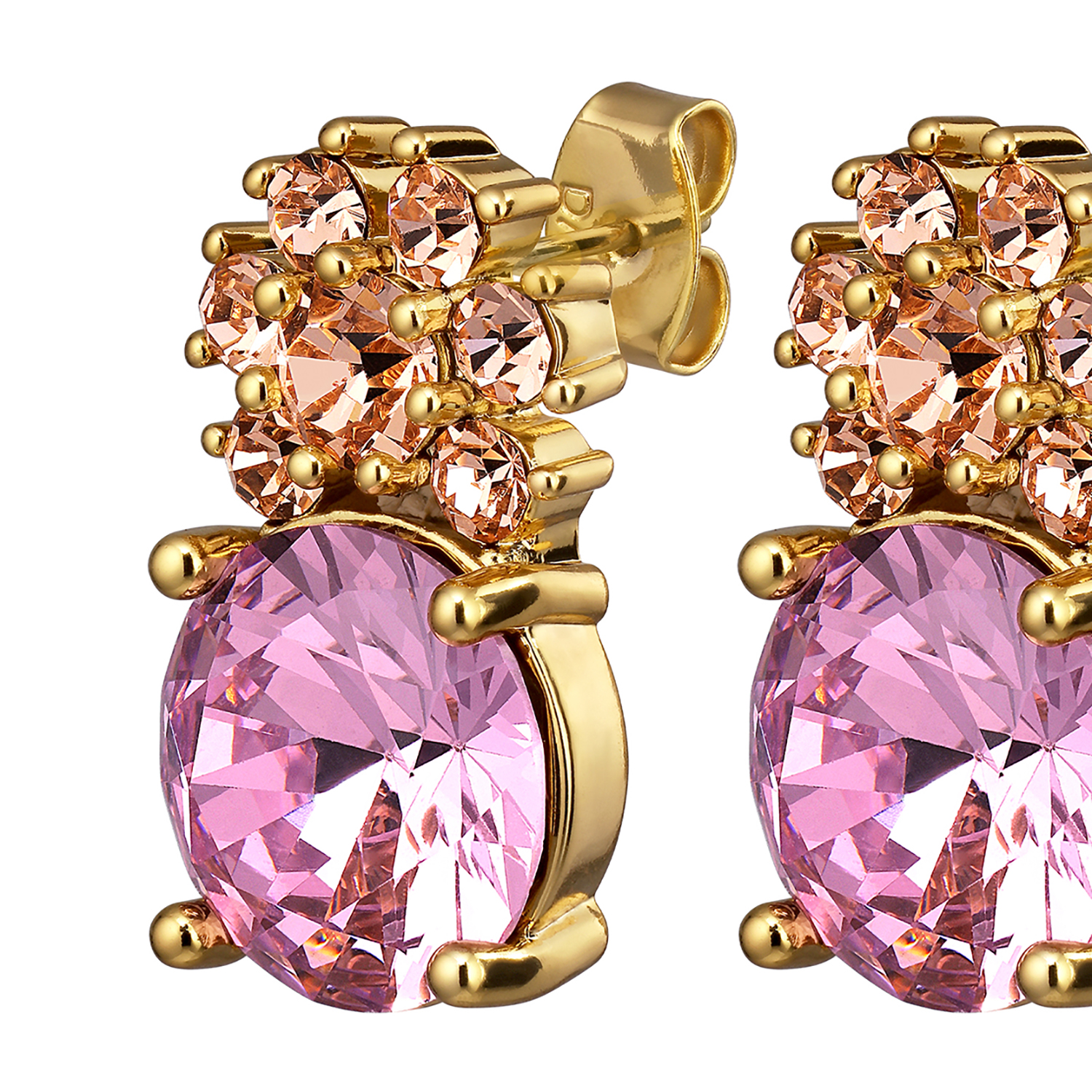 Серьги BECKIA SG LIGHT ROSE / PEACH Dyrberg. Kern 460070