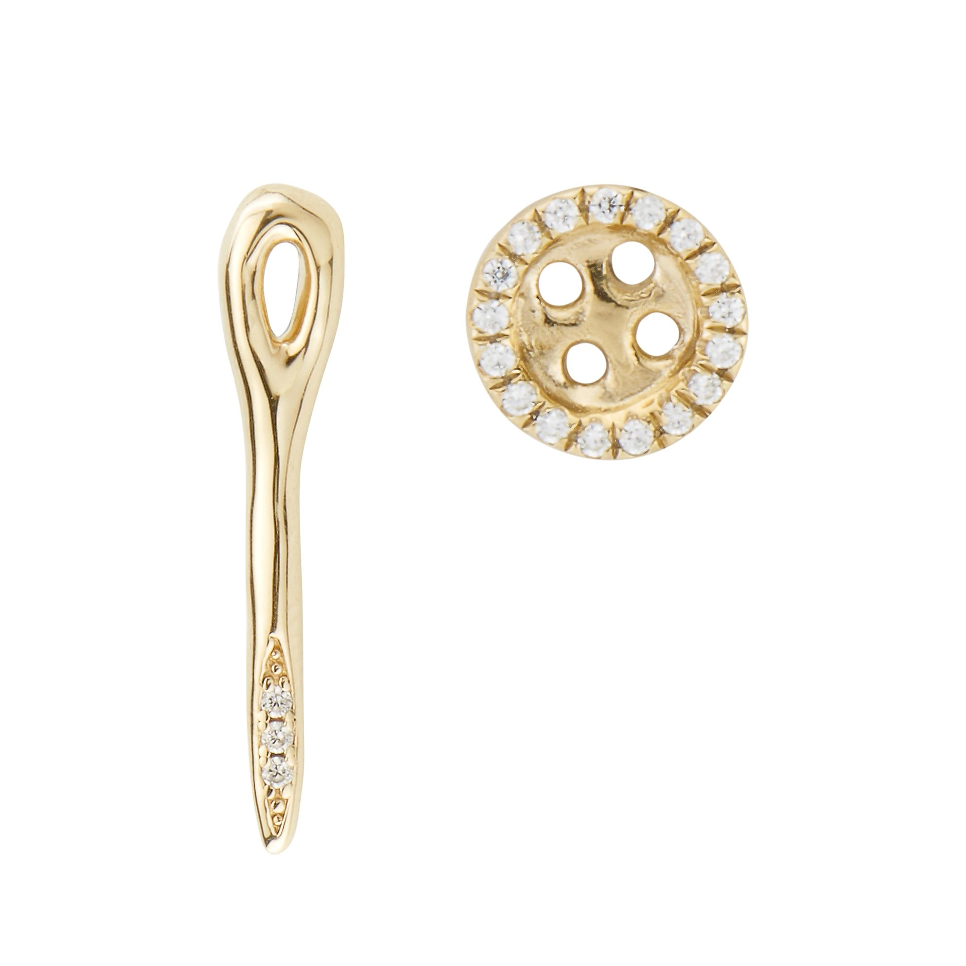 Серьги Symbiosis UNOde50 PEN0861ORO0000U