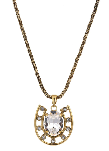 Фото Колье "Лошади" Claudio Canzian CC00205830 gold/crystal