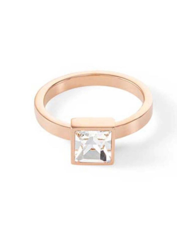 Фото Кольцо Brilliant Square Rose Gold Coeur de Lion 0500/40-1822 58
