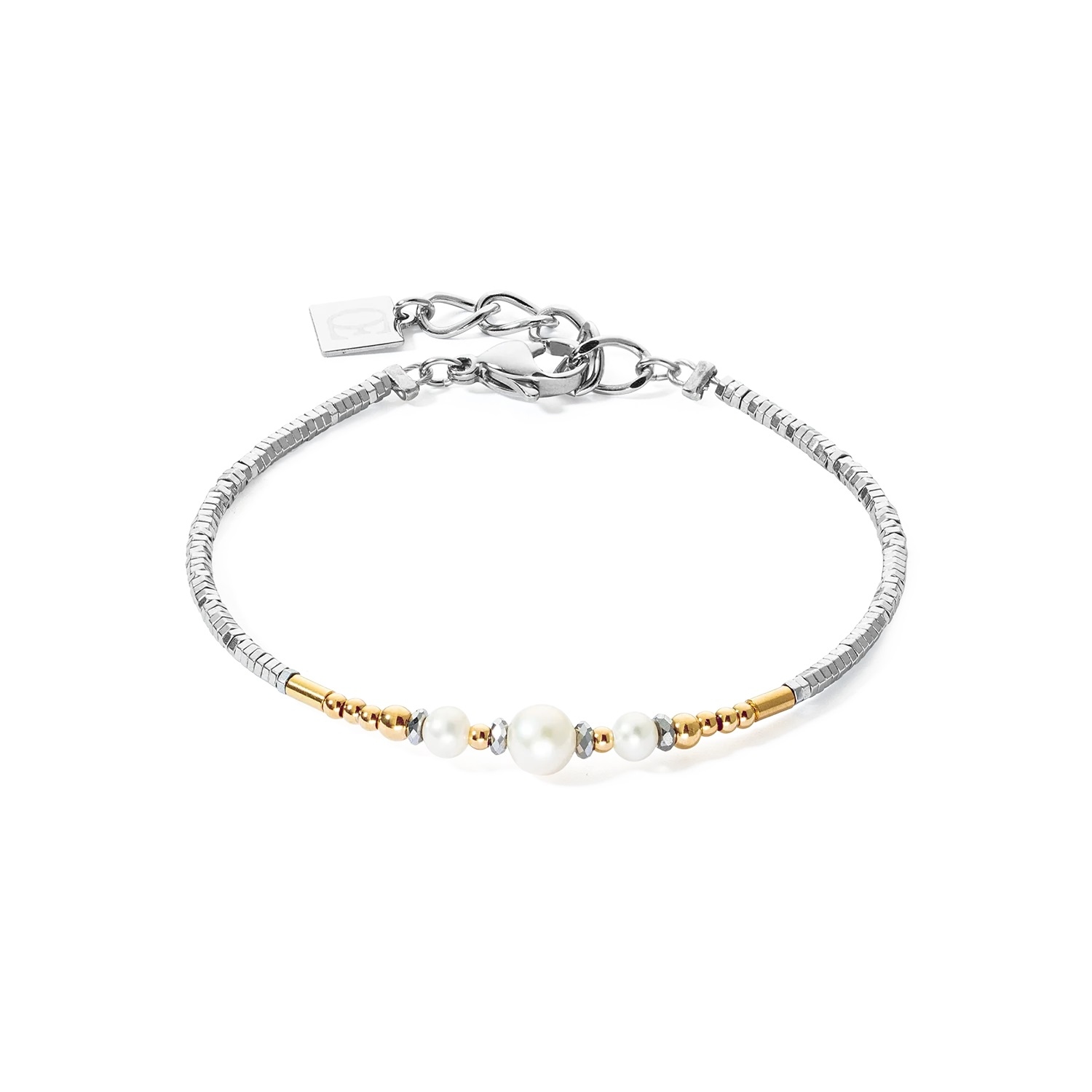 Браслет White bicolor Coeur de Lion 1117/30-1426