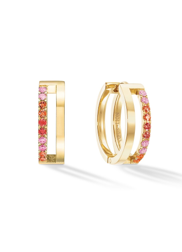 Серьги Red-Gold Coeur de Lion 0136/21-0316