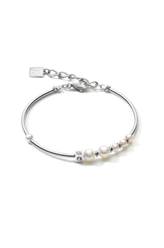 Фото Браслет Asymmetry White-Silver Coeur de Lion 1102/30-1417