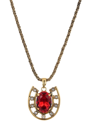 Фото Колье "Лошади" Claudio Canzian CC00205830 gold/red