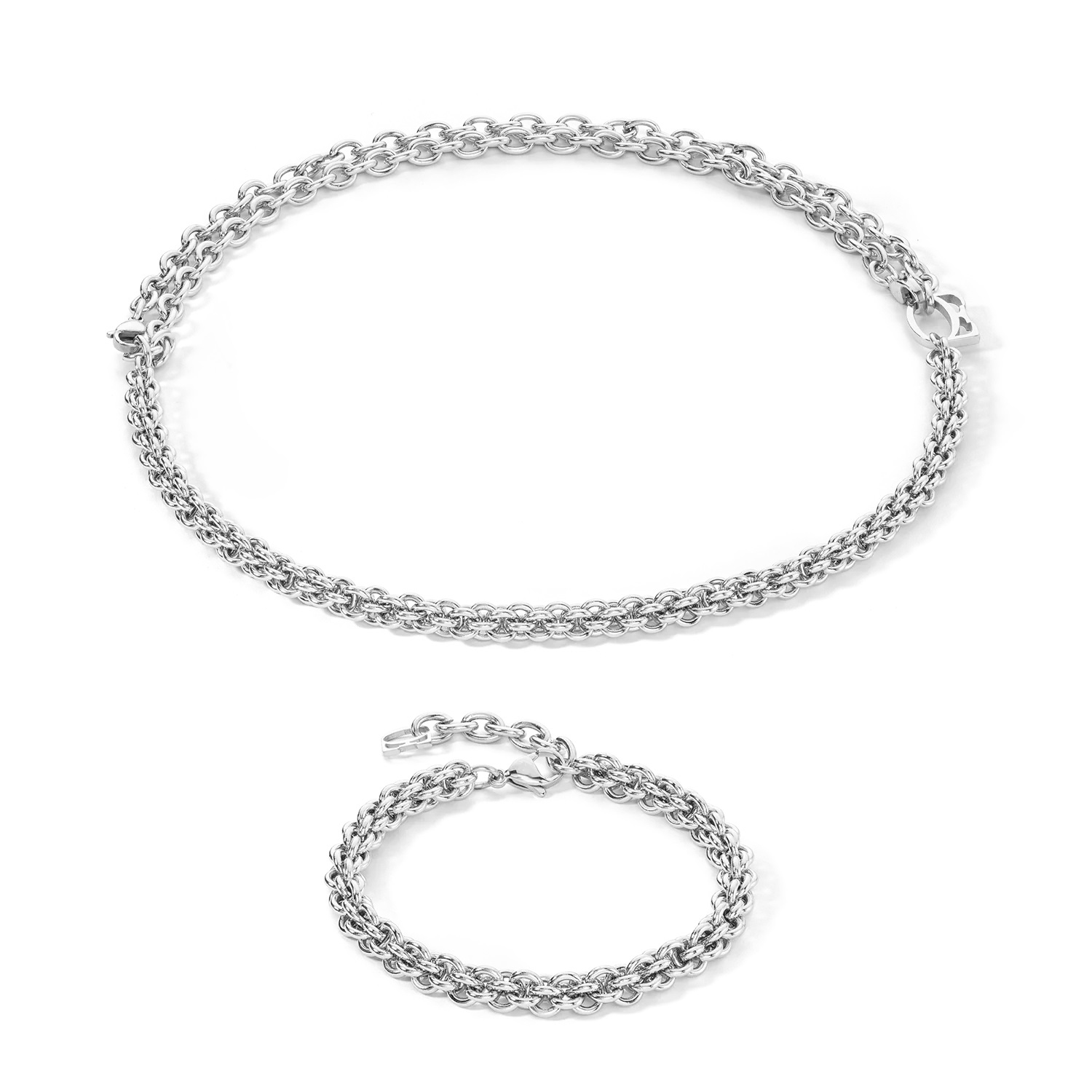 Фото Браслет Mesh Chain silver Coeur de Lion 0800/30-1700