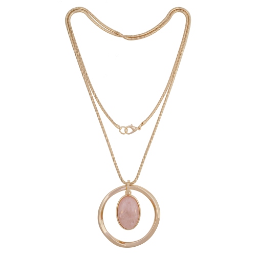 Колье ROSE QUARTZ Fiore Luna LN5131R/RG
