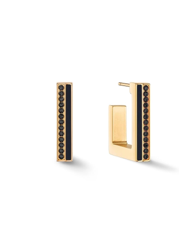 Фото Серьги Black-Gold Coeur de Lion 0133/21-1316