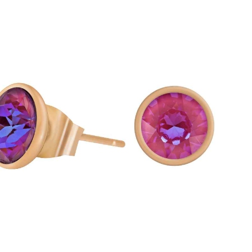Пусеты Lotus Pink Delite Fiore Luna SWE298 LPD RG