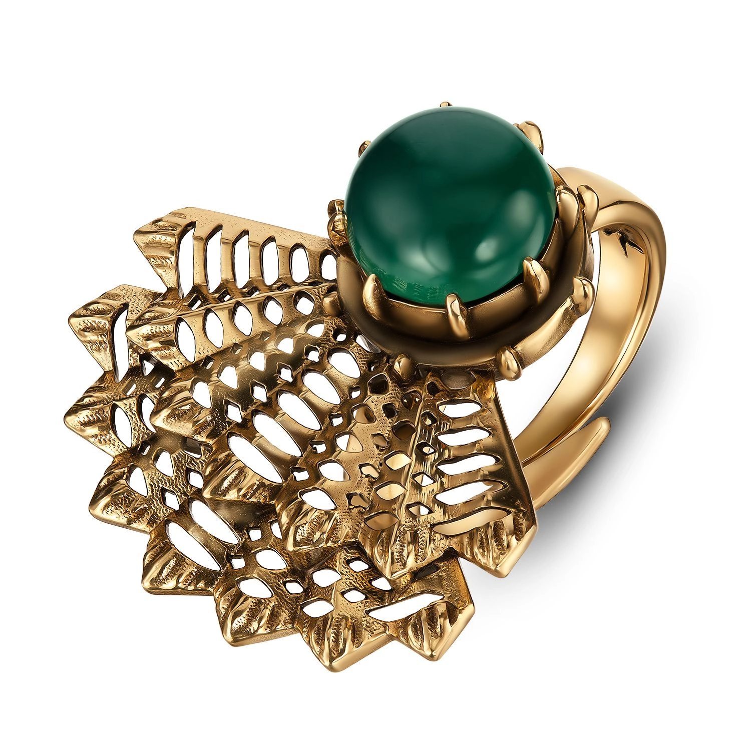 Фото Кольцо VENTAGLIO Fiore di Firenze AN2809 VERDE