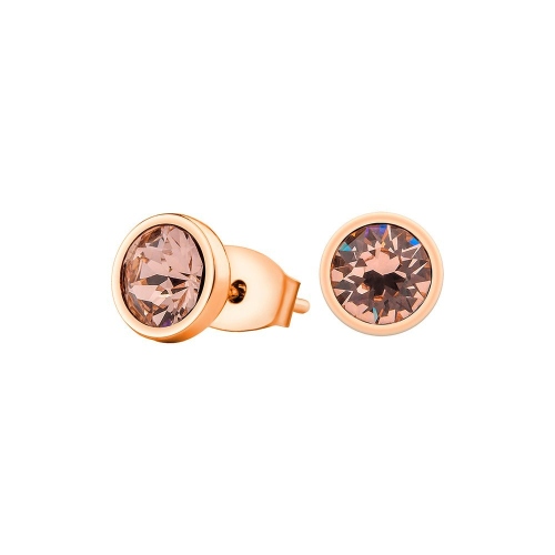 Пусеты Light Peach Fiore Luna SWE297 LP RG