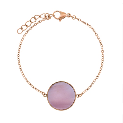 Браслет SHELL ROSE Fiore Luna *CB01734-4 R/RG