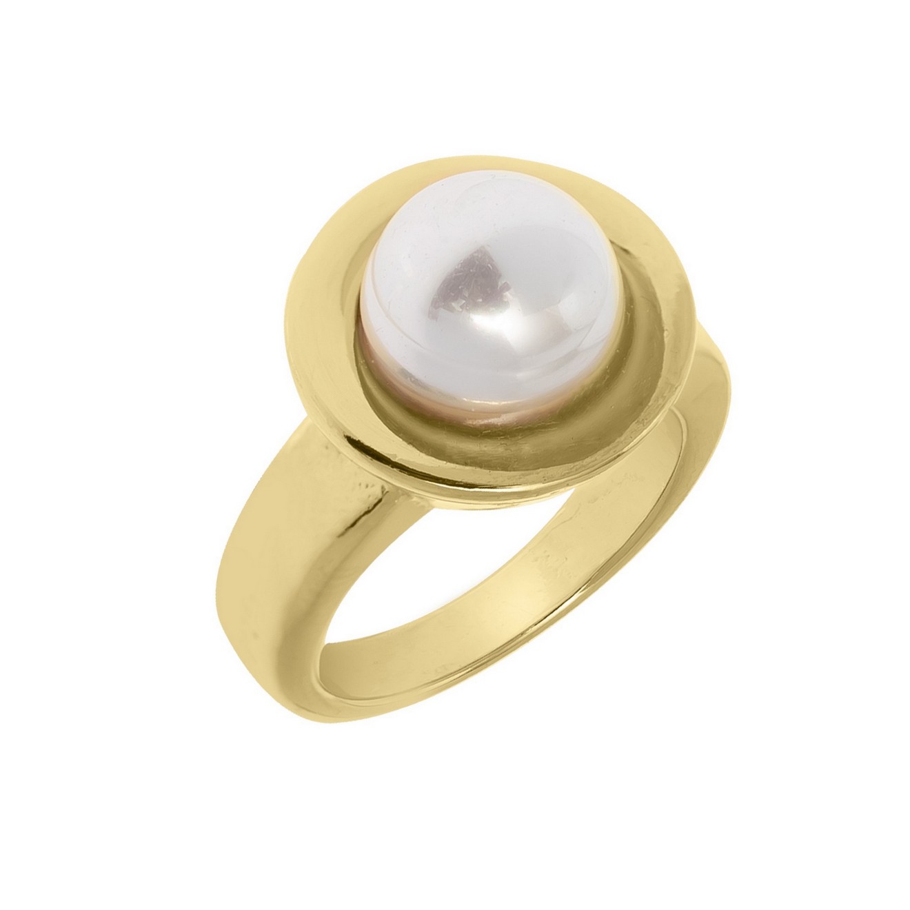 Фото Кольцо 17,5 Pearl VIDDA 01676