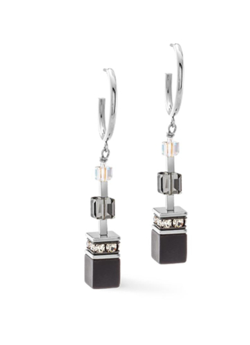 Фото Серьги Black-Silver Coeur de Lion 3039/21-1317