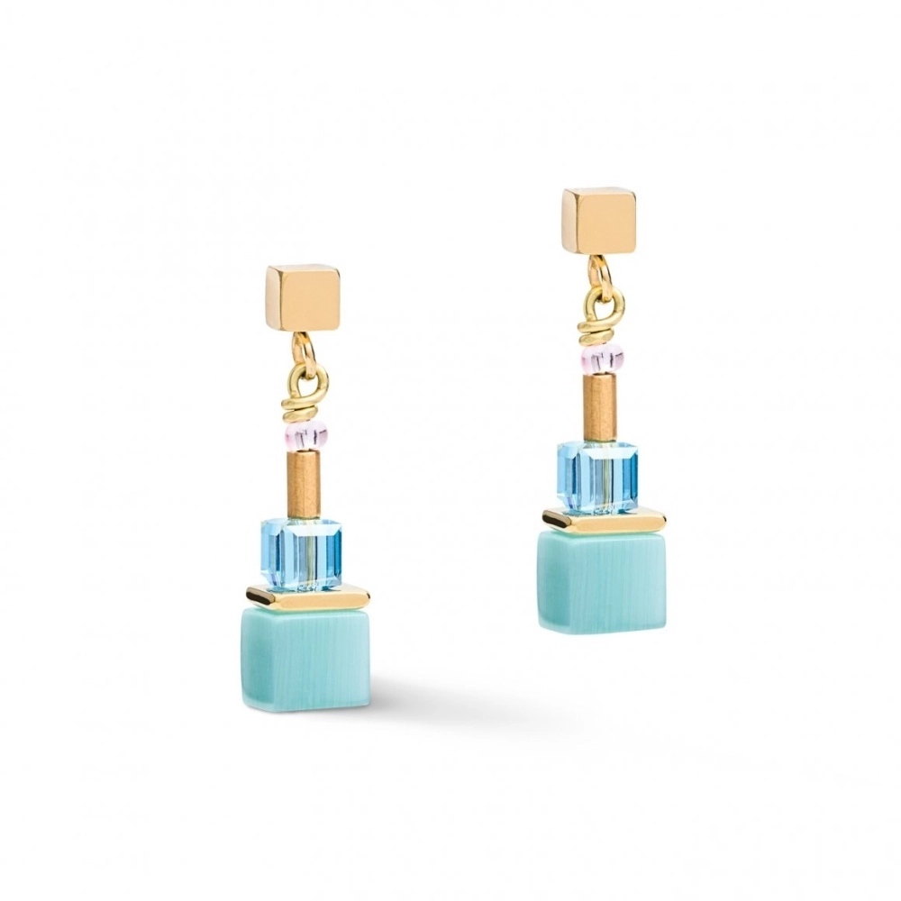 Фото Серьги Multicolor Rainbow-Gold Coeur de Lion 5020/21-1535