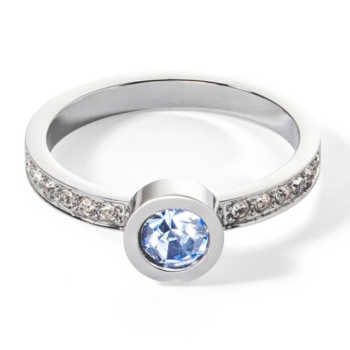 Фото Кольцо Light Blue-Silver Coeur de Lion 0228/40-0741 52