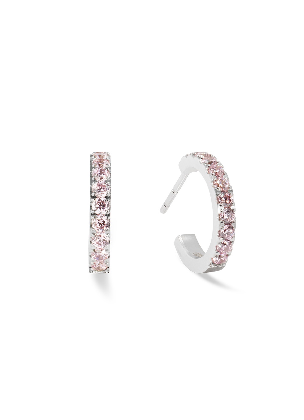 Фото Серьги Hoop Rose-Silver Coeur de Lion 0146/23-1917