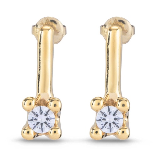 Фото Серьги Divine с золотом UNOde50 PEN0952BLNORO0U Фото Серьги Divine с золотом UNOde50 PEN0952BLNORO0U