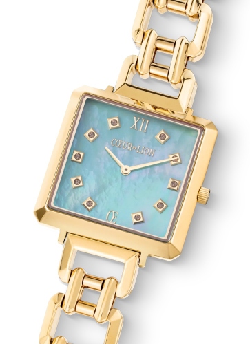 Часы Gold-Turquoise Coeur de Lion 7632/74-1606