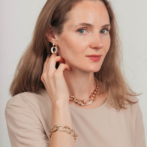 Серьги gold eight Mason ABE27977-02 G