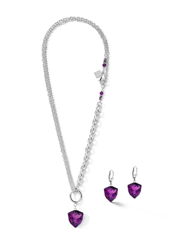 Фото Колье Magic Crystal Amethyst Coeur de Lion 5054/10-0824