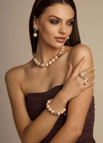 Фото Кольцо 18,5 Pearl VIDDA 01645