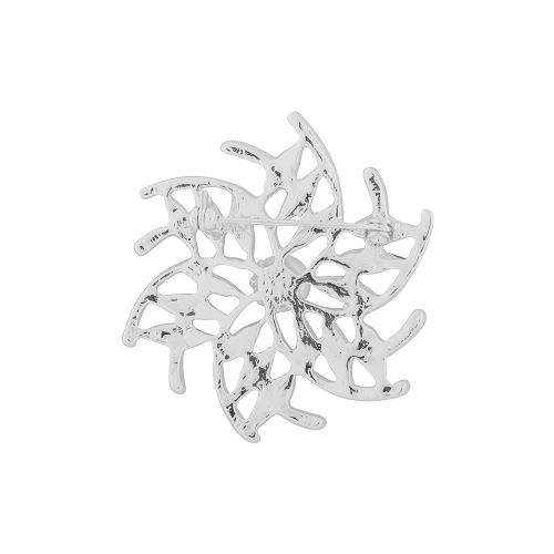 Брошь Цветок с жемчужиной