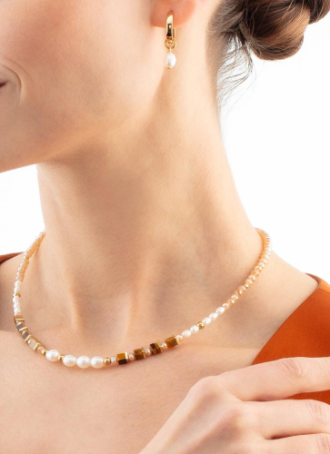 Фото Колье Cosmic Pearls deep gold Coeur de Lion 1135/10-1110