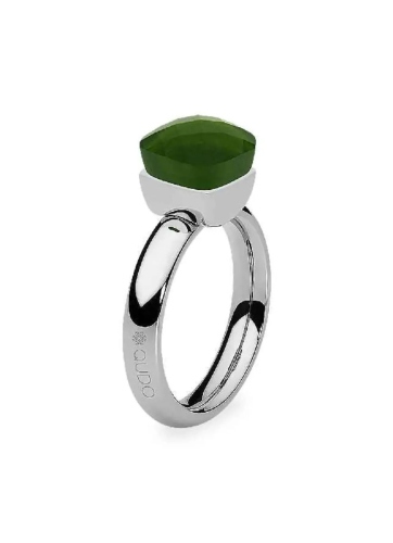 Фото Кольцо Firenze olive 18.5 мм Qudo 610015 G/S