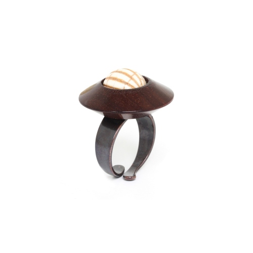 Фото Кольцо Choco rose Nature Bijoux 19-24351
