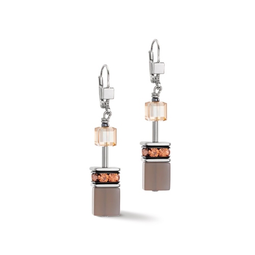 Фото Серьги Cognac-Beige Coeur de Lion 4505/20-1130