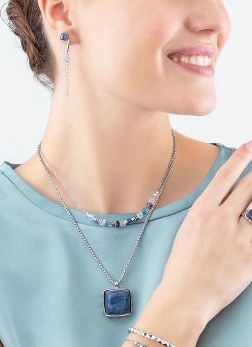 Фото Серьги Blue-Silver Coeur de Lion 5076/21-0717