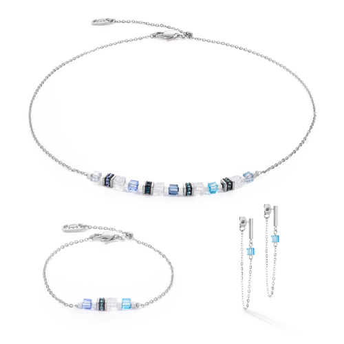 Фото Серьги Blue-Silver Coeur de Lion 5076/21-0717