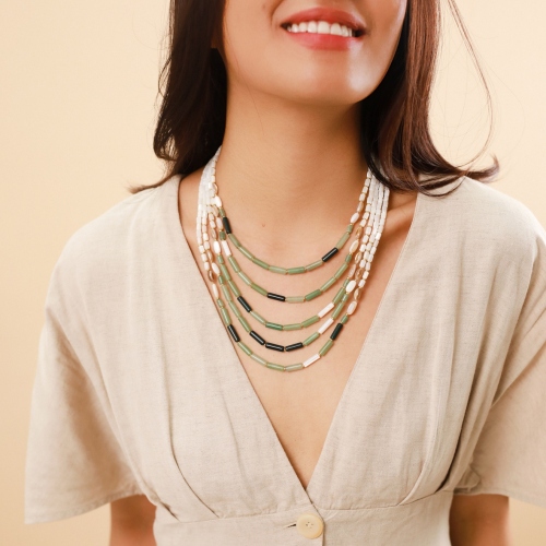 Фото Колье Menthe a l`eau Nature Bijoux 15-42410