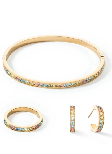 Фото Браслет Crystal-Gold 19см Coeur de Lion 0127/37-1816