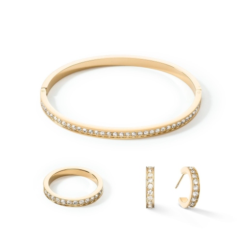 Фото Серьги Crystal-Gold Coeur de Lion 0127/21-1816