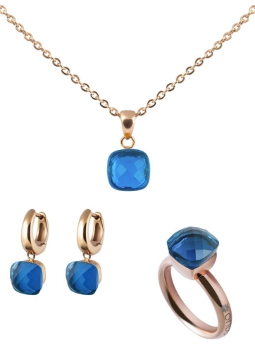 Фото Кольцо Firenze Qudo 612005 BL/RG