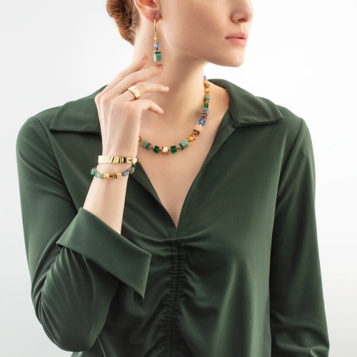 Фото Серьги Green-Blue-Peach Coeur de Lion 3039/21-0551