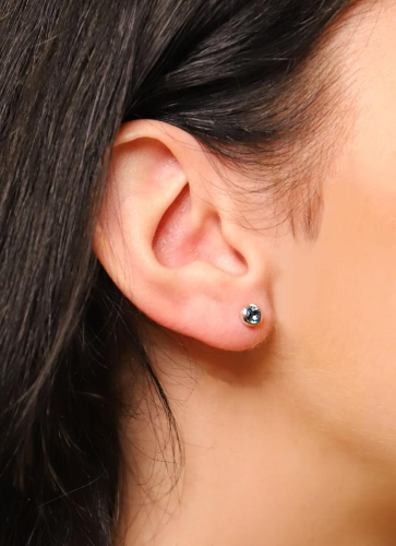 Фото Серьги Blue-Silver Coeur de Lion 0227/21-0717